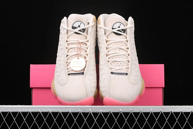 All categories Air Jordan Jordan series basketball shoes Air Jordan 13 Air Jordan 13 RETRO CNY AJ13 Joe 13 celebrates the Chinese New Year Copper Coin White Yellow Pink CW4409-100
